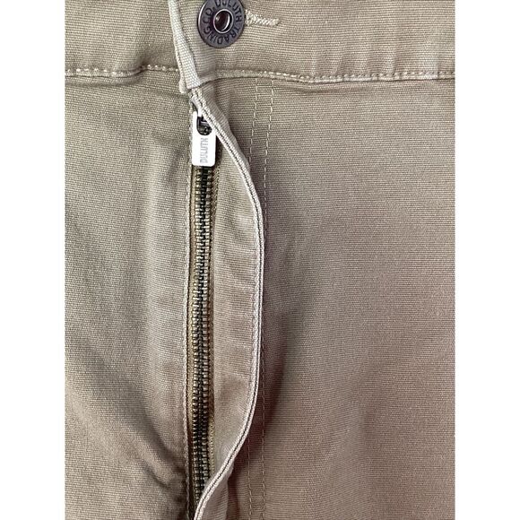 Duluth Trading Co Men's 42x30 Flex Fire Hose Carpenter Pants Tan - Picture 5 of 11